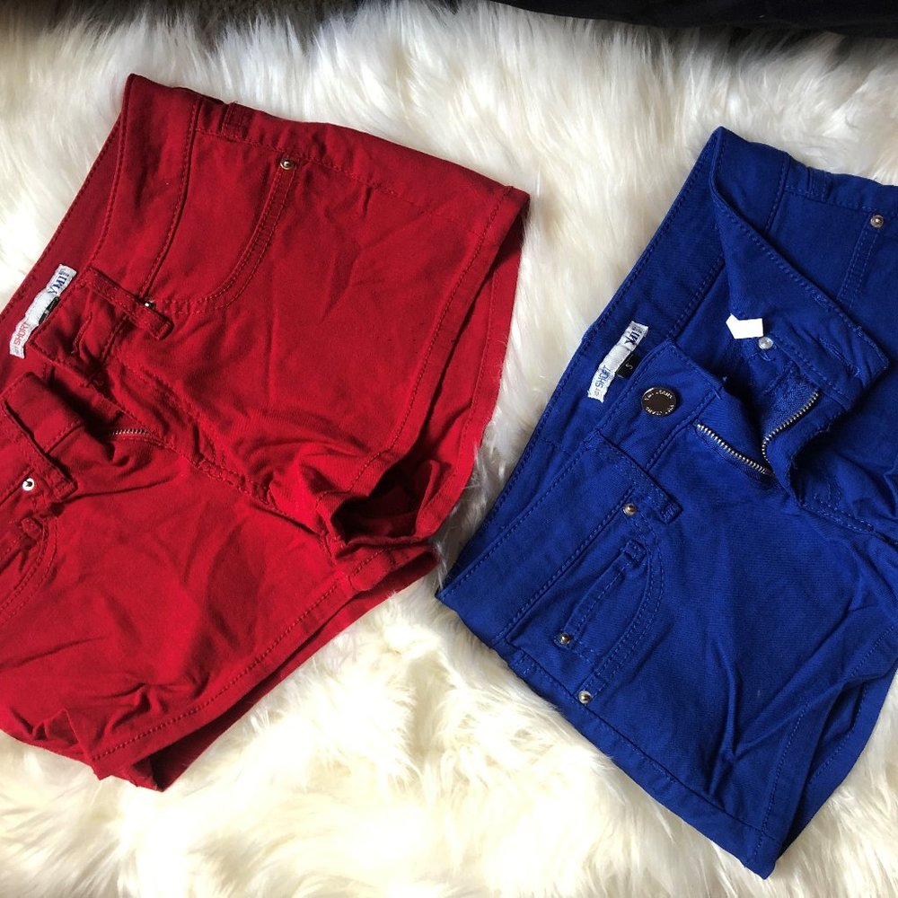 YMI Stretch Jean Shorts Size Small - 2 pairs